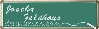 Joscha Feldhaus Visitenkarte